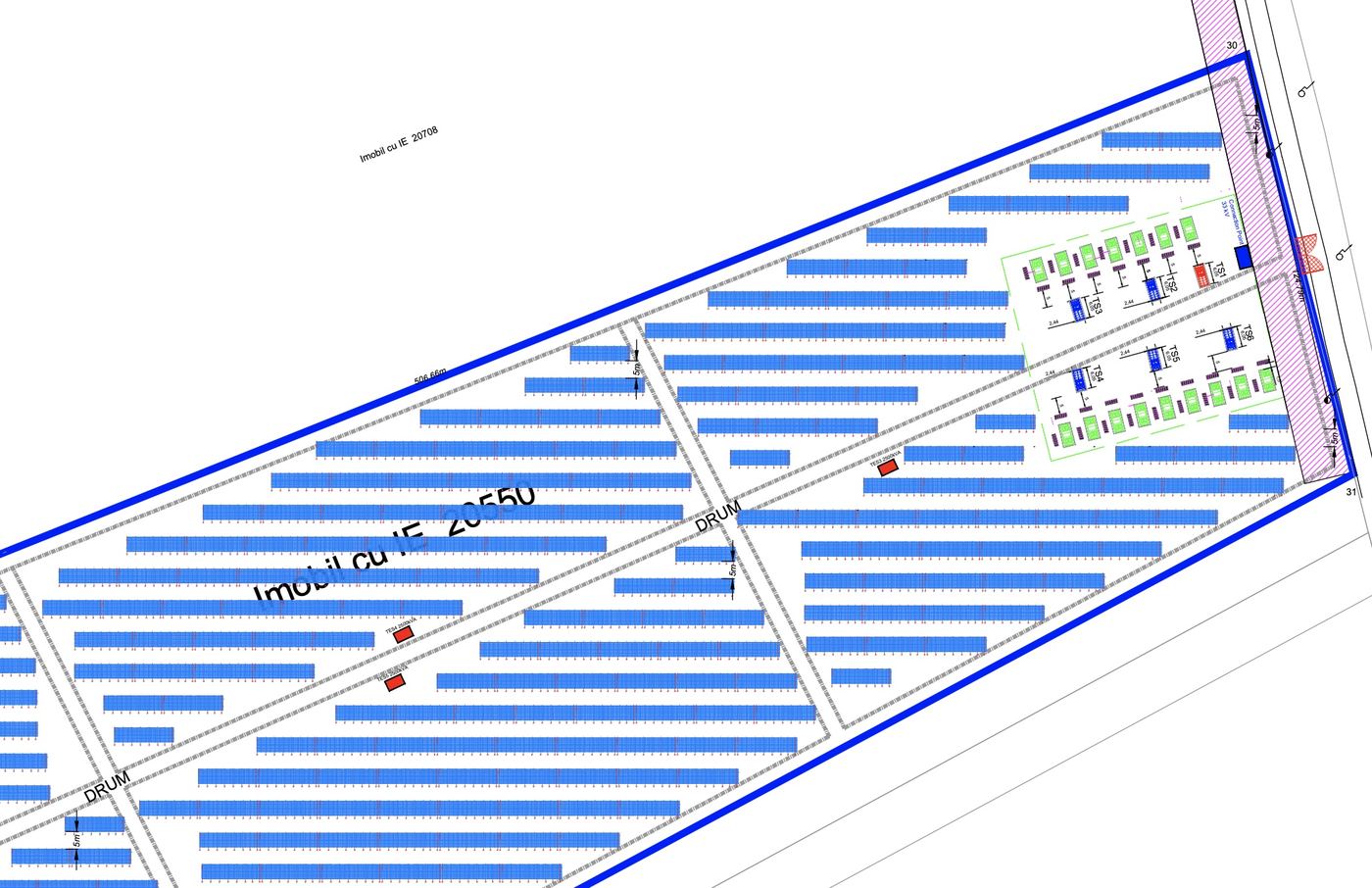 Gorgota Solar & BESS – Indicative site layout